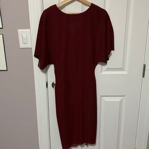 Burgundy Reiss dress